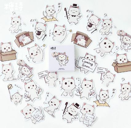 Candy Poetry Neko Stickers