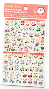 Schedule Seal Daily Event Decorative Stickers