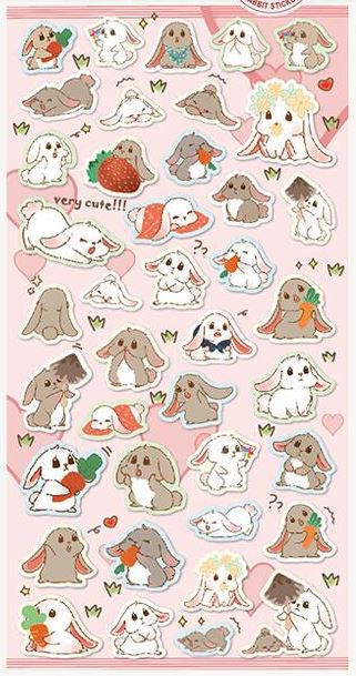 Nekoni Original Design Stickers Rabbit
