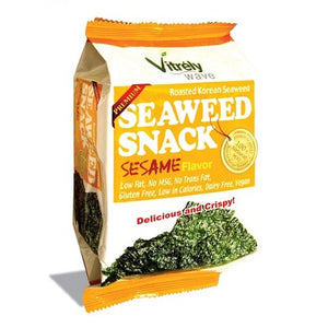 Vitrely Roasted Seasoned Snack Seaweed Flavor