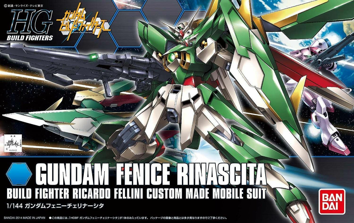 Gundam Fenice Rinascita Build Fighter Ricardo Fellini Custom Made Mobile Suit HG 17
