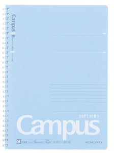 Kokuyo Campus Soft Ring Notebook B5 40 sheets 6mm Dotted Line