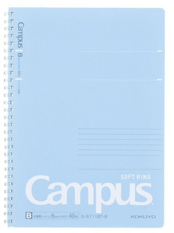 Kokuyo Campus Soft Ring Notebook B5 40 sheets 6mm Dotted Line