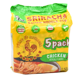 Aces Sriracha Rooster Ramen Chicken 5 Packs