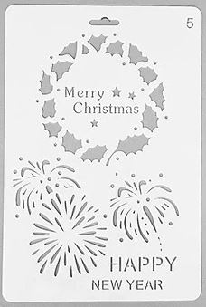 Holiday Stencil Sheet