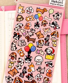 Nekoni Dog Assorted Stickers