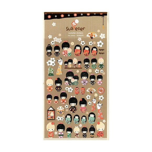 Suatelier Kokeshi Stickers