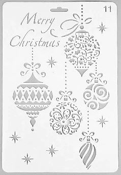 Holiday Stencil Sheet