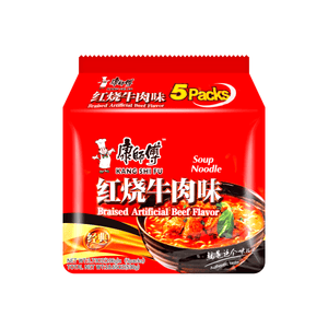 Kang Shi Fu Braised Artificial Beef Flavor Soup Noodle