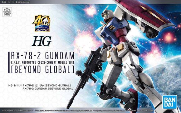 Gundam RX-78-2 Gundam Beyond Global HG 40 Years