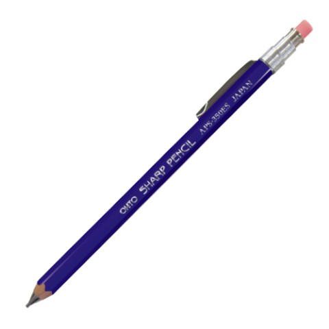 OHTO Wooden Mech Pencil 0.5mm Blue
