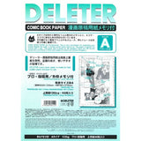 Deleter Comic Book Paper