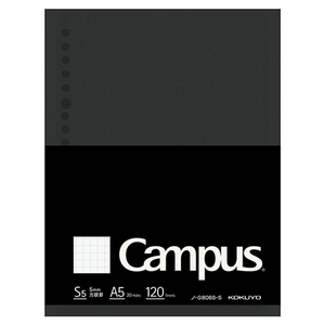 Campus Loose Leaf Paper A5 5mm Grid 120 Sheets NO-G806S-5