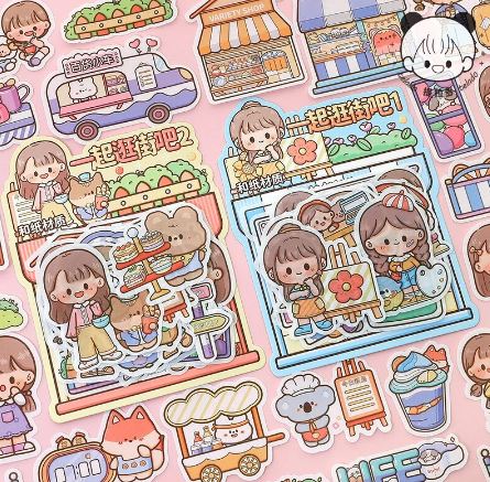 Telado Lets Go Shopping Stickers