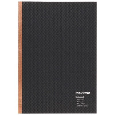Kokuyo Notebook A5 70 Pages Line 6mm Black