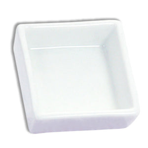 White Square Saucer 2.5"