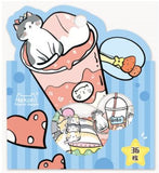 Nekoni 6 Designs Stickers 36 piece