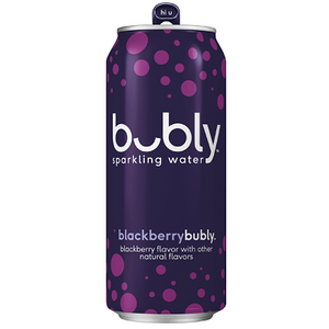 Bubly Sparkling Water Black Berry Can