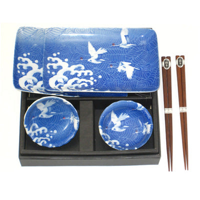 Sushi Set For 2 | Crane Blue Set