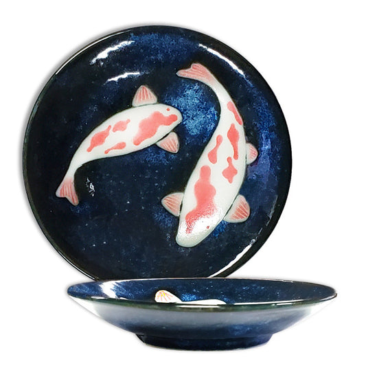 Nishikigoi Goldfish Saucer 3.5"