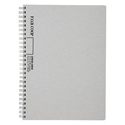 FOB COOP Spiral Ring Notebook Cross
