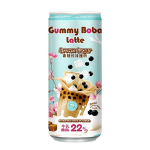 O's Bubble Gummy Boba Latte Brown Sugar