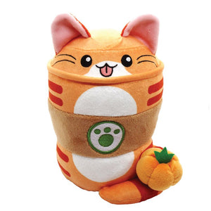 Kimchi Kawaii Pumpkin Spice Latte Cute Cat Plush