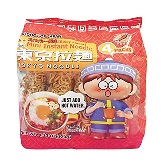 Tokyo Ramen Noodle Spicy 4pks 120g